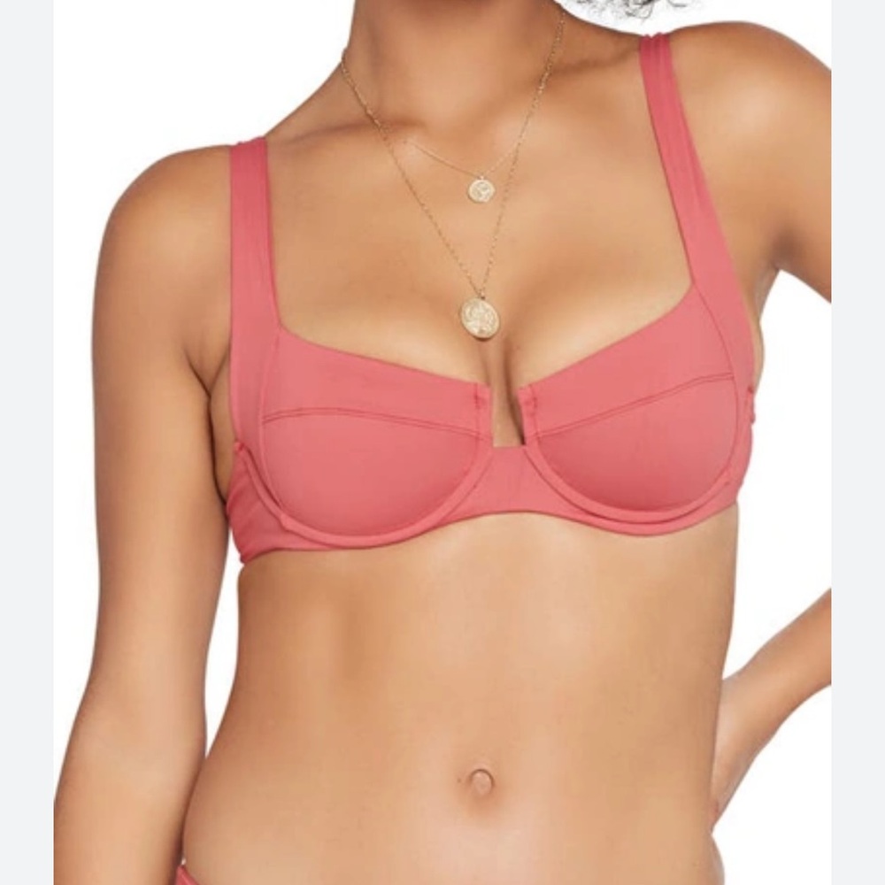 L*Space Camellia Underwire Top Color Brick - image 1